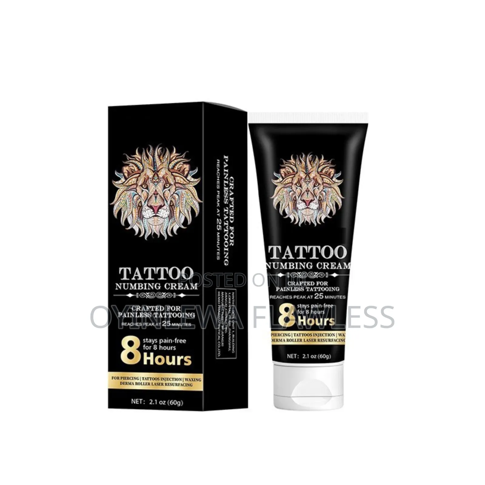 8 Hours Tattoo 20g Strong Deep Numbing Cream