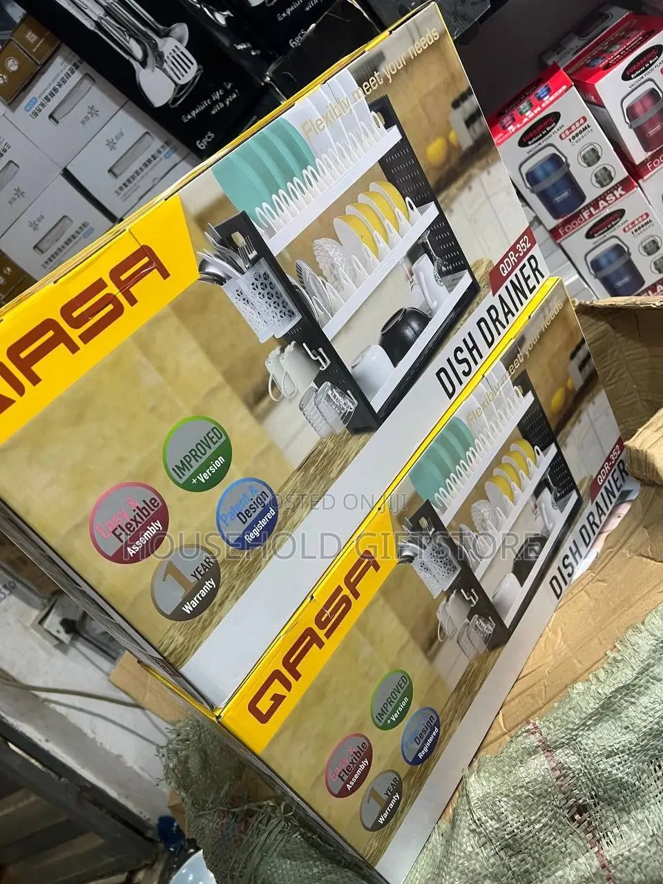 Qasa 3 Layers High Quality Plate Rack