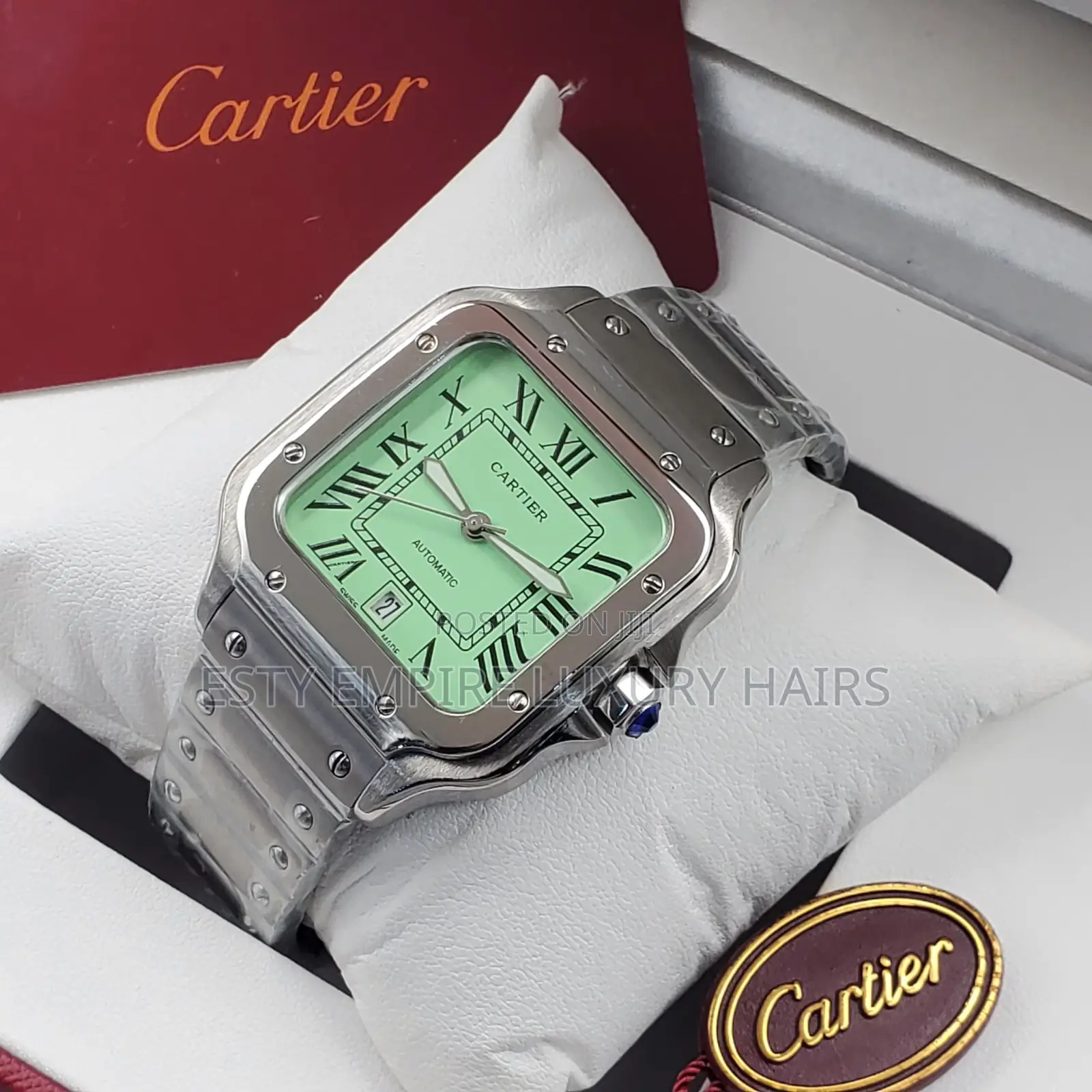 Cartier Quality Luxury Men Chain Strap Wristwatch