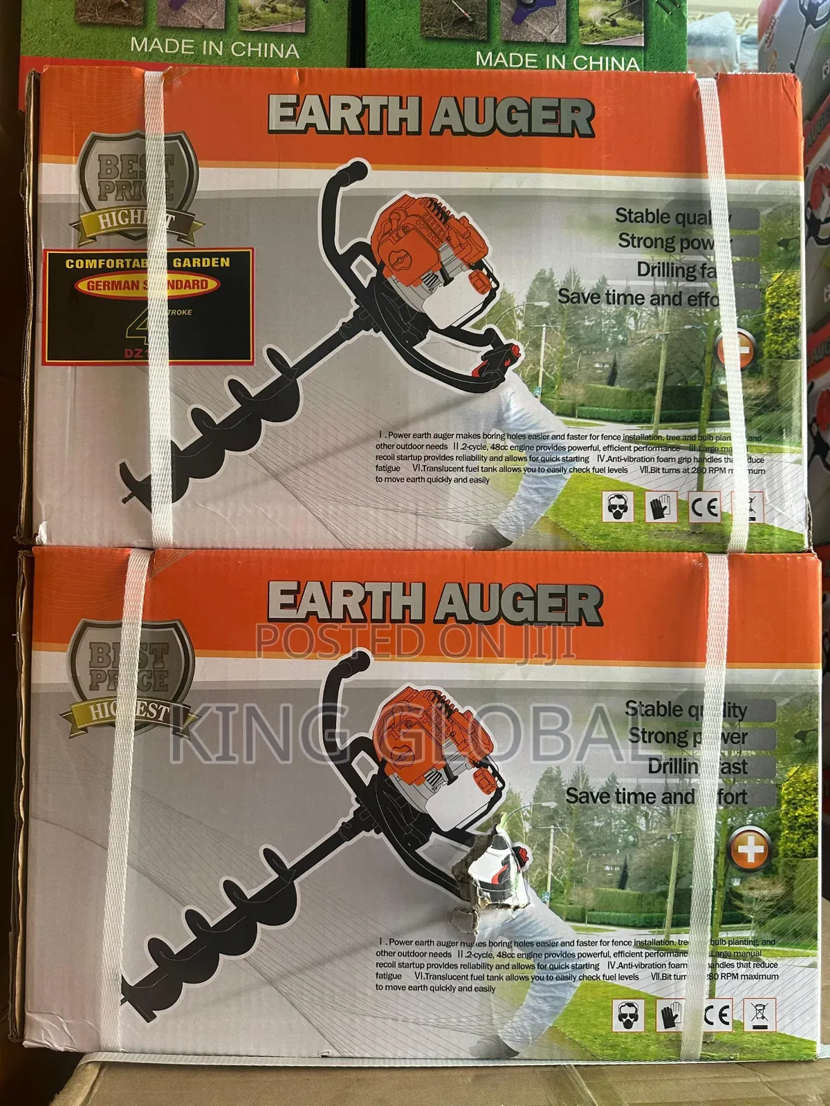 52cc (2.7hp) Earth Auger Machine 4stroek