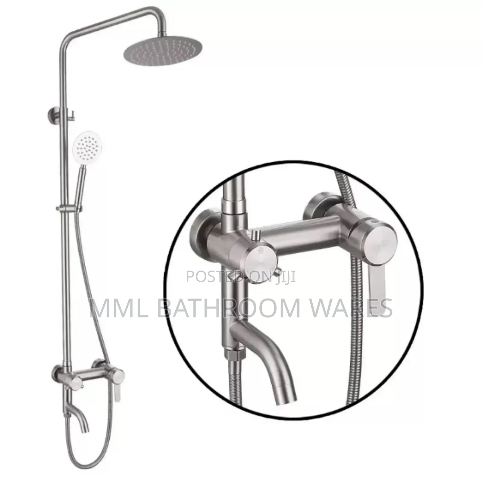 Anti-Rust Heavy Gage Shower Mixer Set