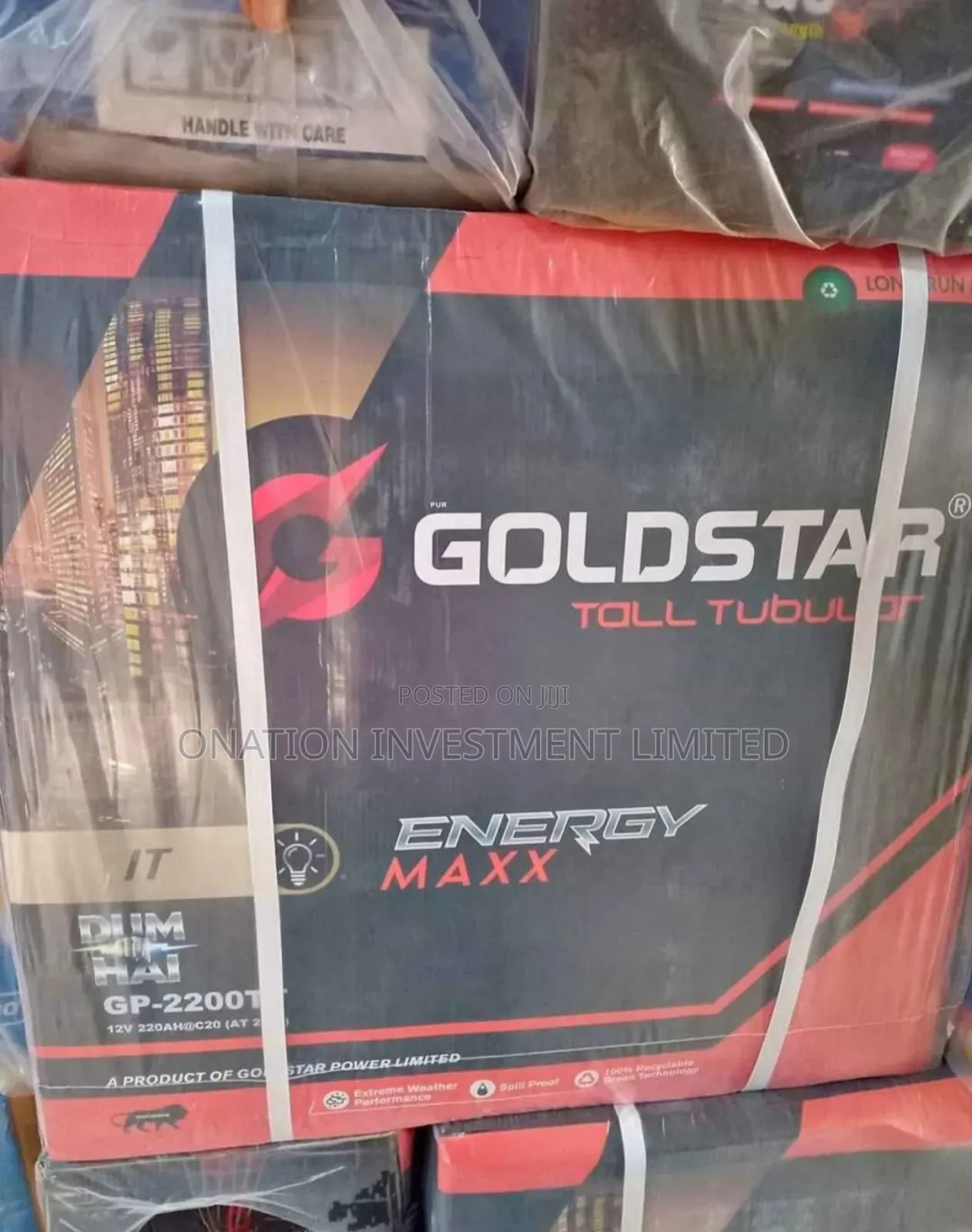 220ah 12v Gold Star Tubular Battery
