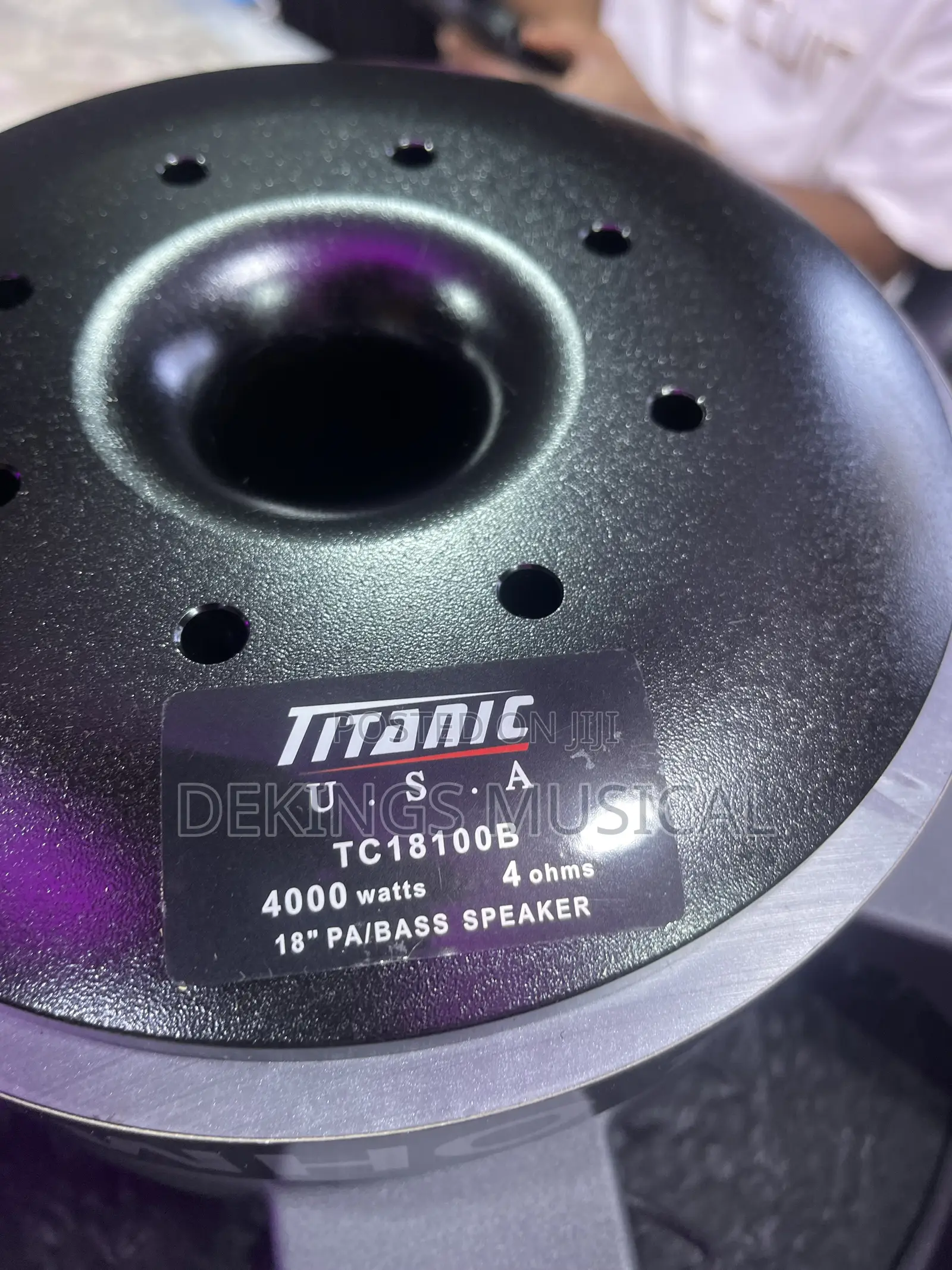 Titanic U.S.A 18 Inches Big Speaker Magnet Cone 4000 Watts