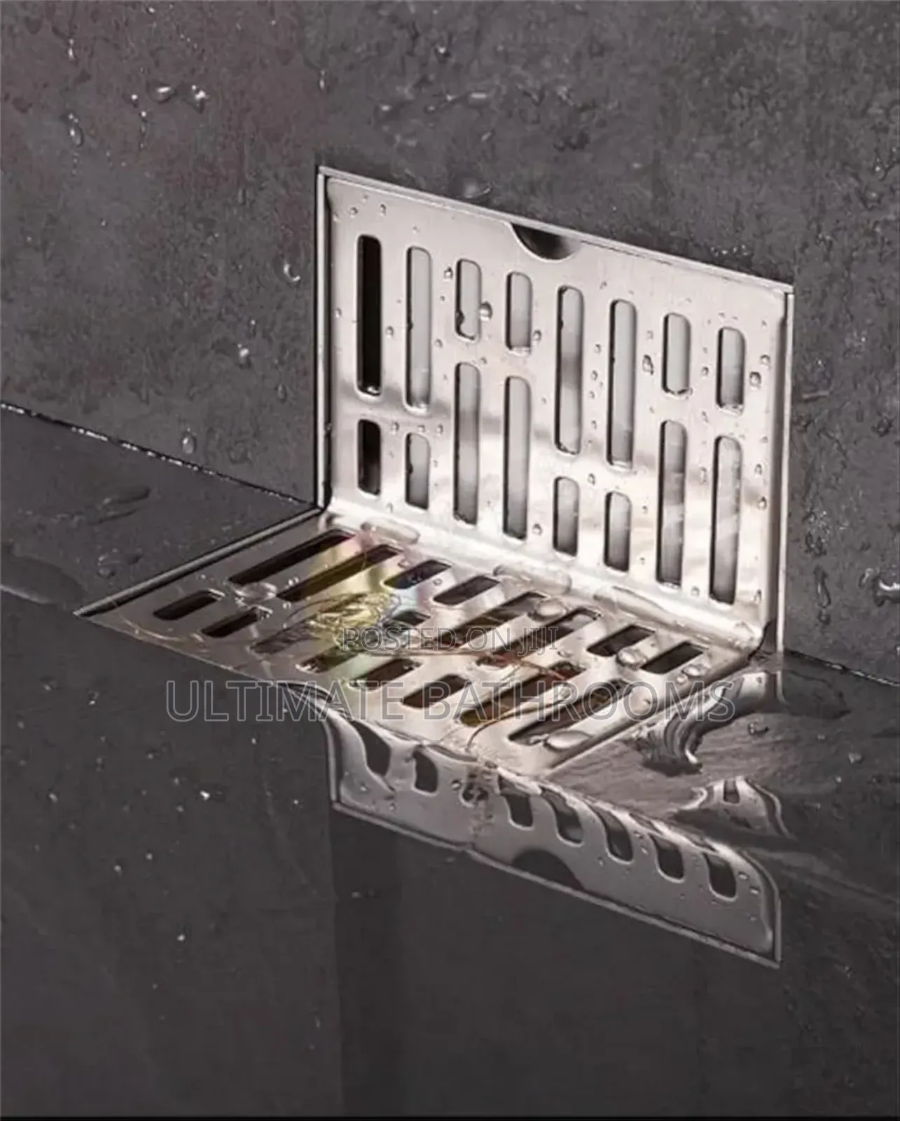 Right Angle Bathroom/Kitchen Floor Drain