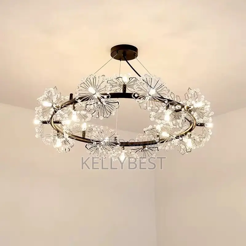 Snow Flower Crystals Chandelier
