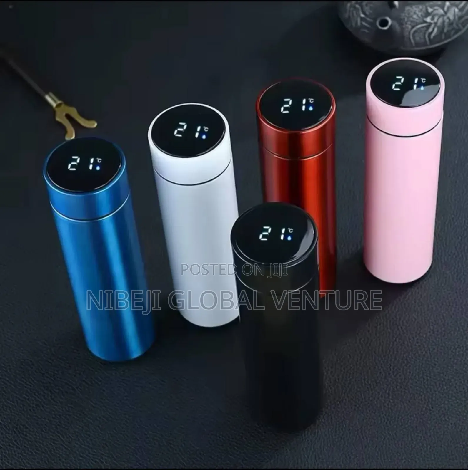 Stainless Steel Thermos Bottle Digital Temperature