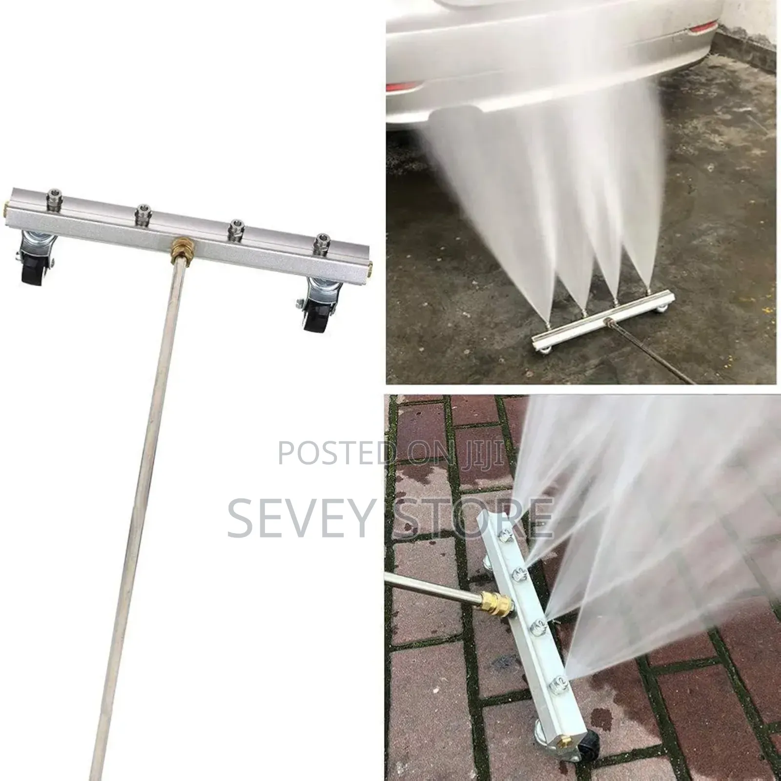 13 Inch High Pressure Washer, With 2 Extension Bars