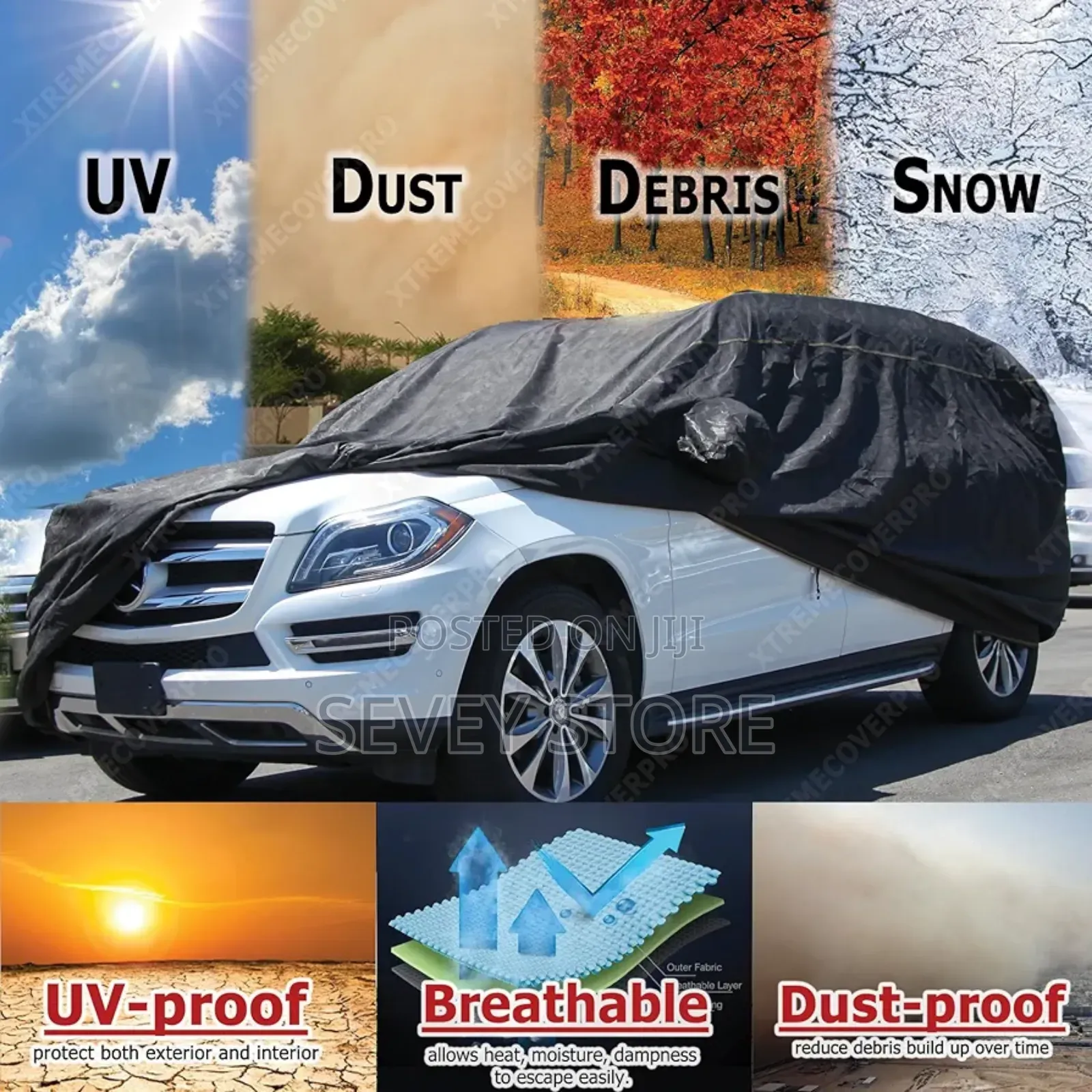 Car Cover Fits 2011 - 2019 Toyota Sienna