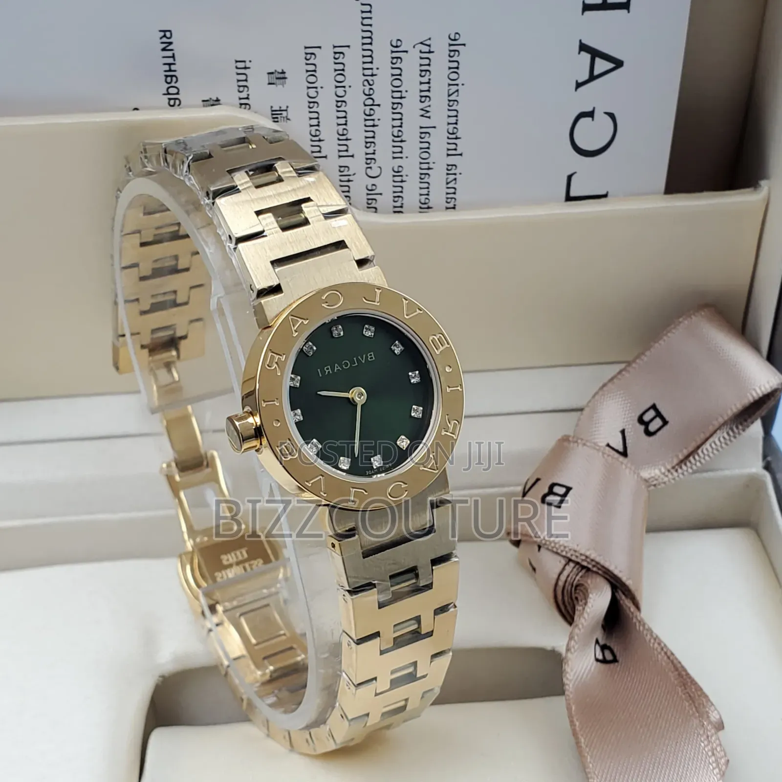 Original Bvlgari Gold Stainless Steel Women's Watch