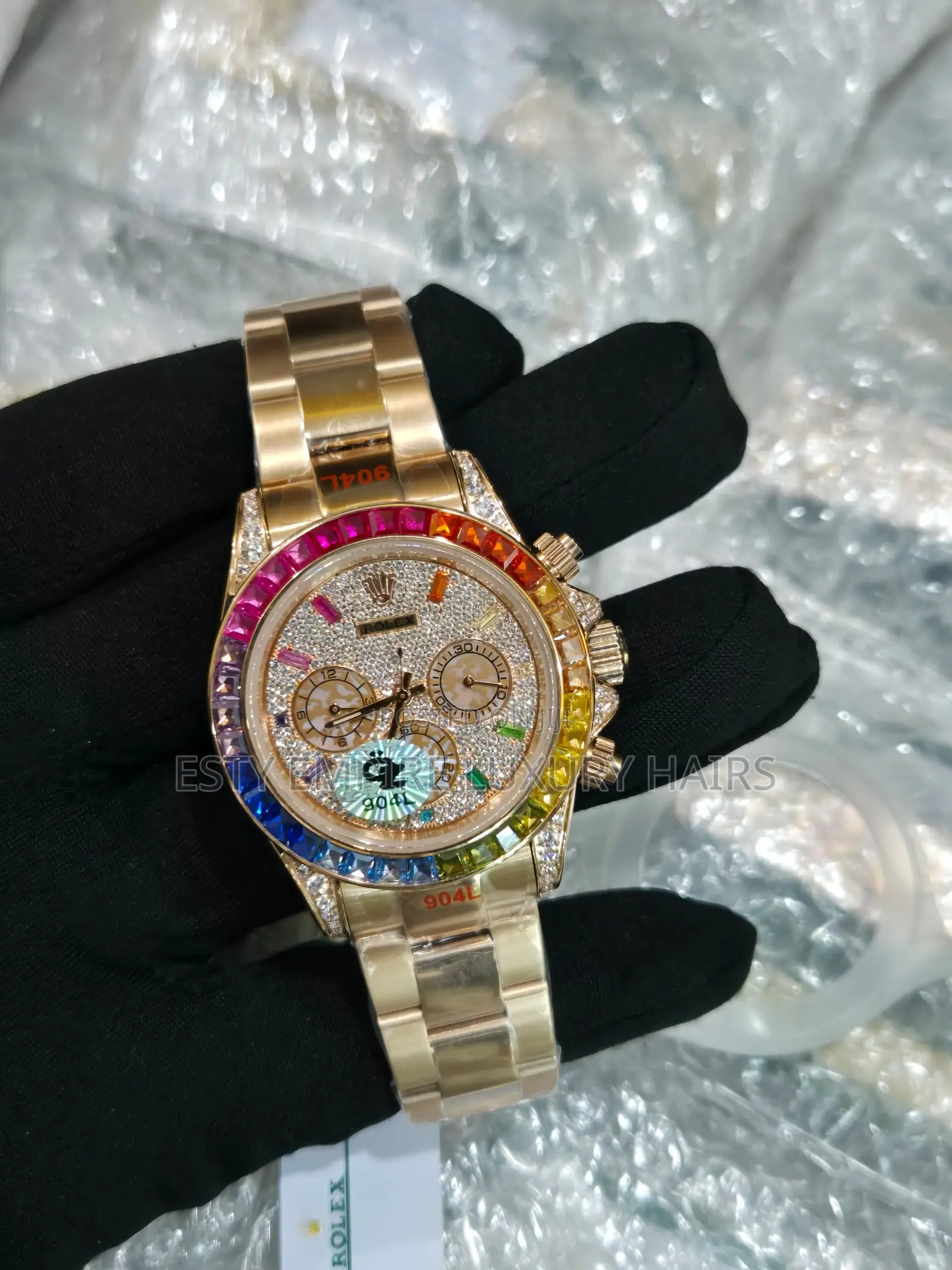 Super Clone Daytona Rainbow Stone Rolex
