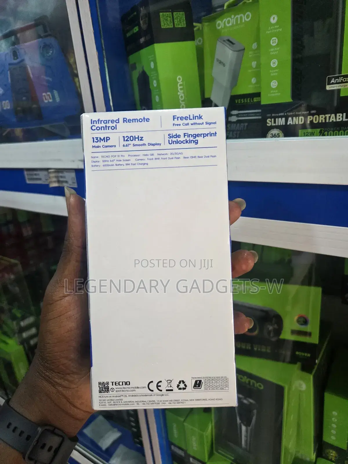 New Tecno Pop 10 128 GB Black