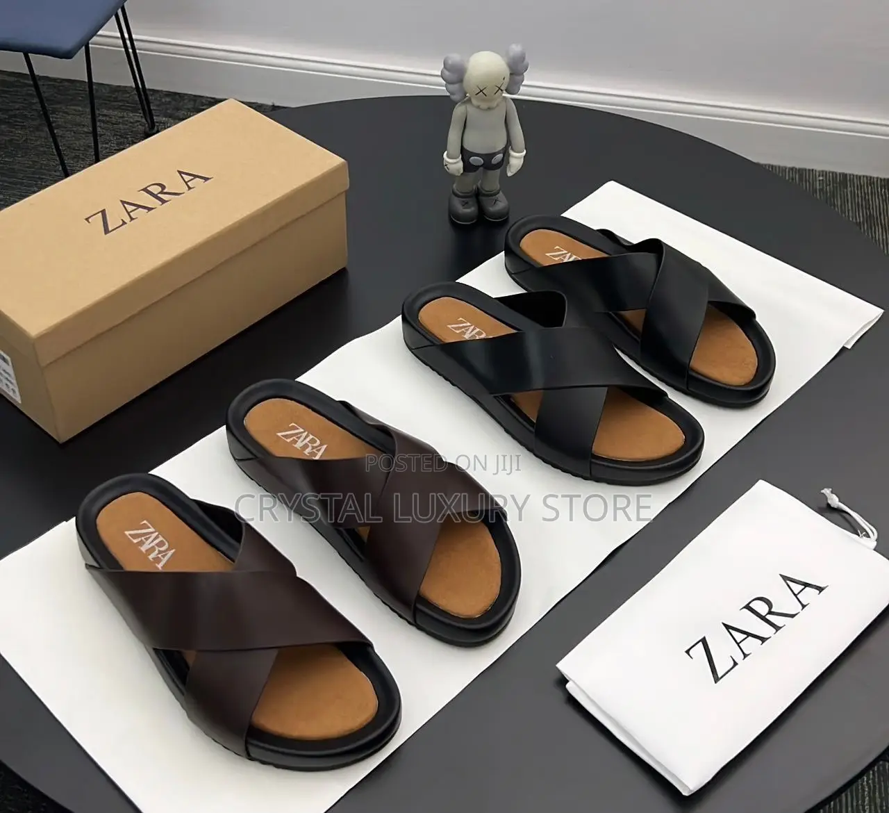 Zara Quality Luxury Men Genuine Leather Slip-On