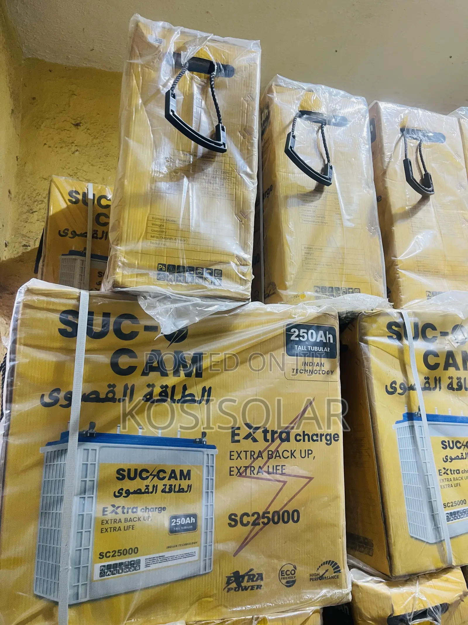 250ah 12v Succam Tubular Battery