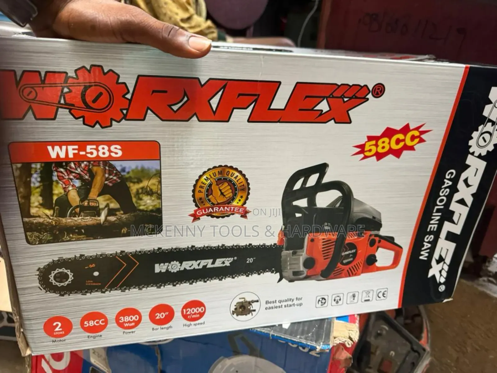 Worxflex Wf-58s 20" Gasoline Chainsaw.