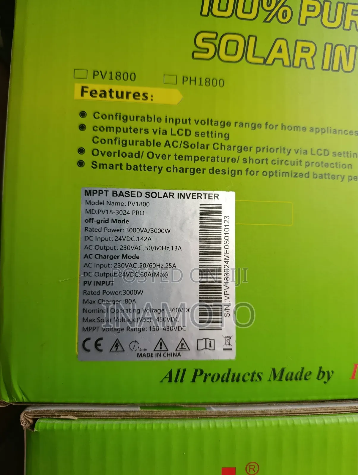 3kva Pure Sine Wave Must Inverter
