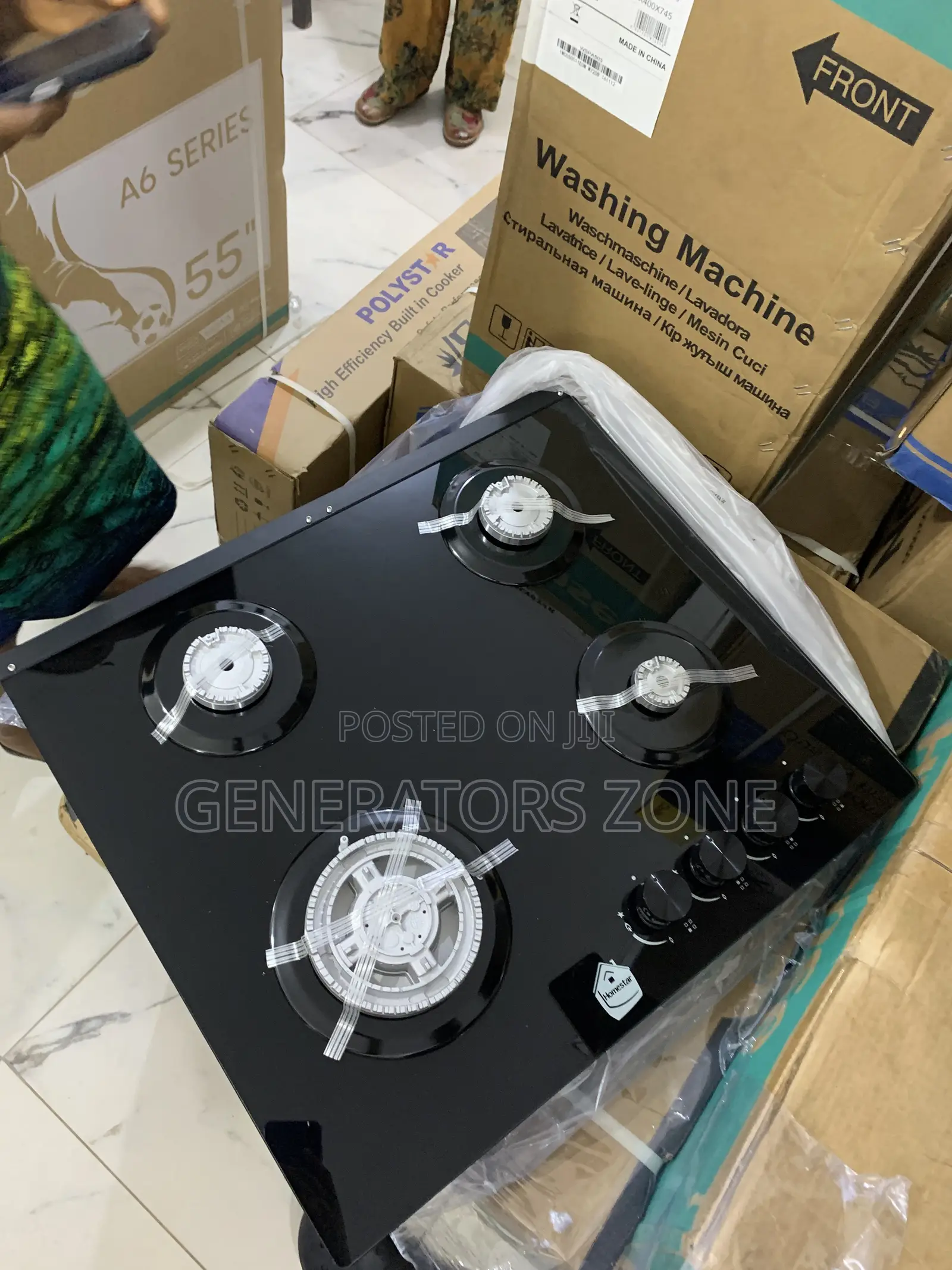 Homestar Mg-4605 – Compact Inbuilt Cooker With 4 Burners