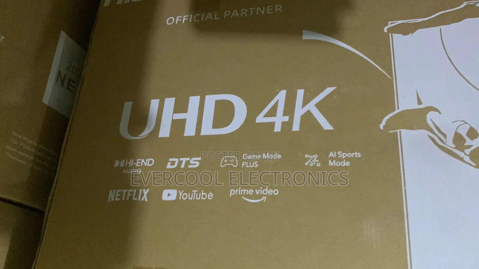 2024 43” Hisense Ultra Hd Smart Tv With DTS Airplay
