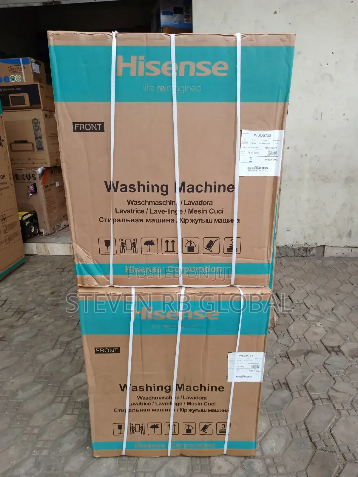 Hisense 7.5kg Twin Tub Washing Machine Wsqb753