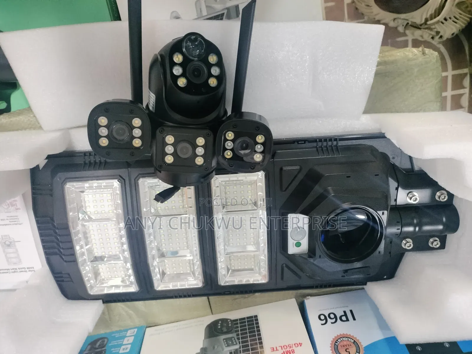 New Brand Ai Solar Camera+Lighting 2 In1