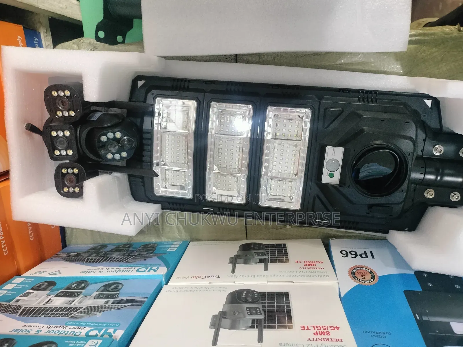 New Brand Ai Solar Camera+Lighting 2 In1