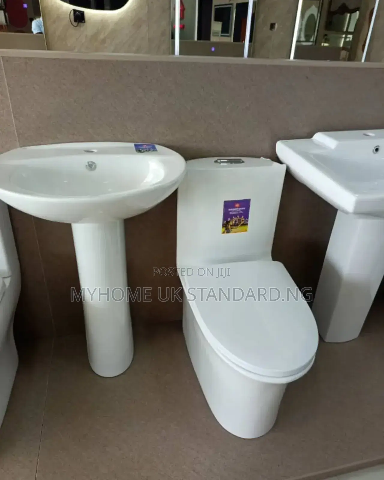 Quality Water Closet With Basin and Pedestria