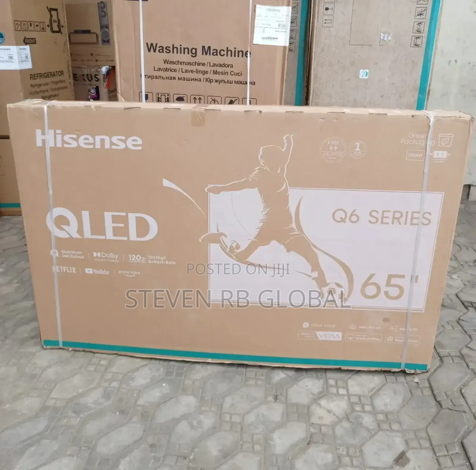 Hisense 65''qled Smart Tv+Netflix,Youtube App-65q6n