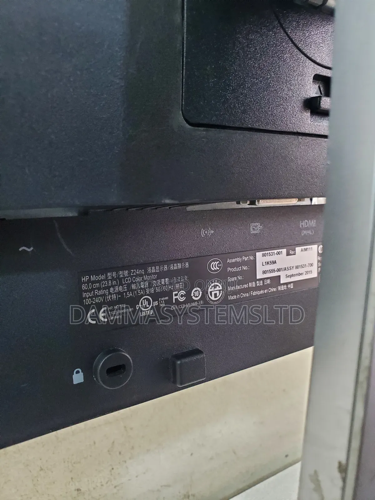 Hp Z24nq Monitor 23.8 Inche