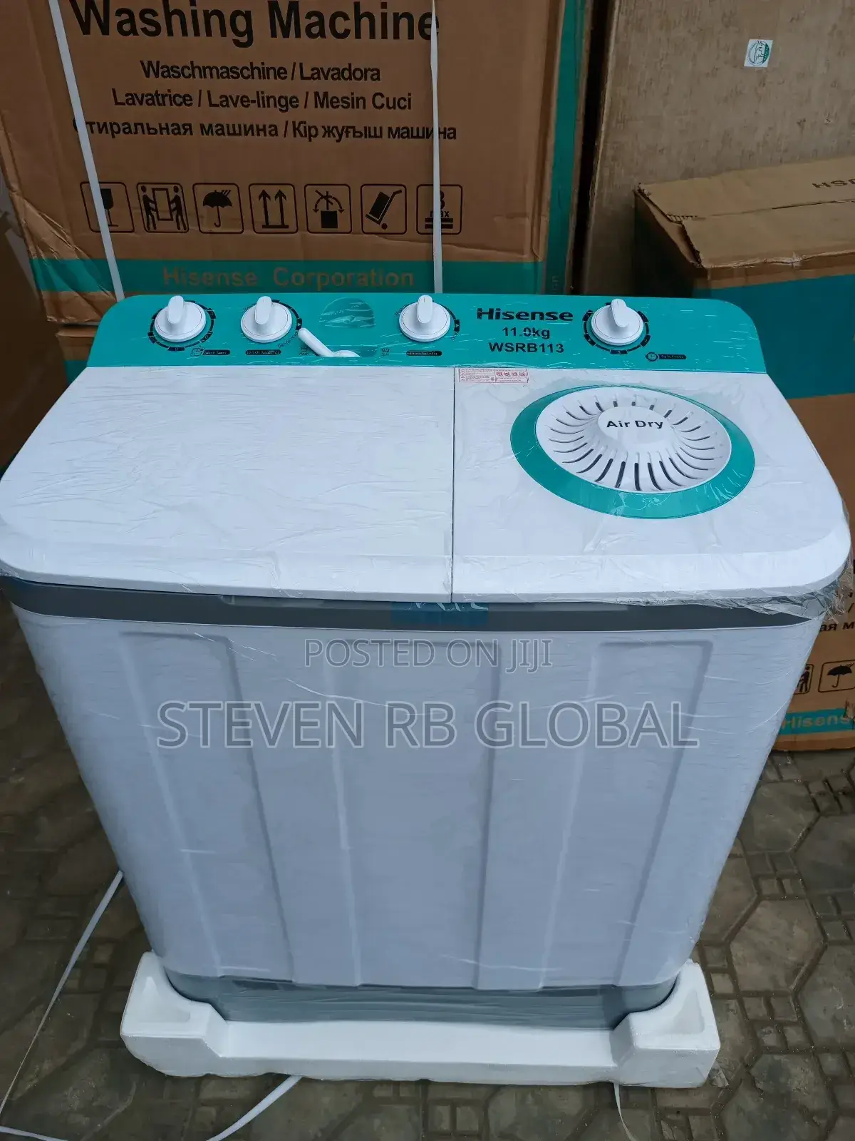 Hisense 11kg Twin Tub Top Loader Washing Machine / WSRB 113