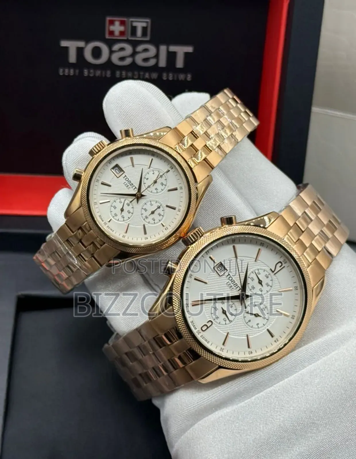 Original Tissot Gold Stainless Steel Watch in Store