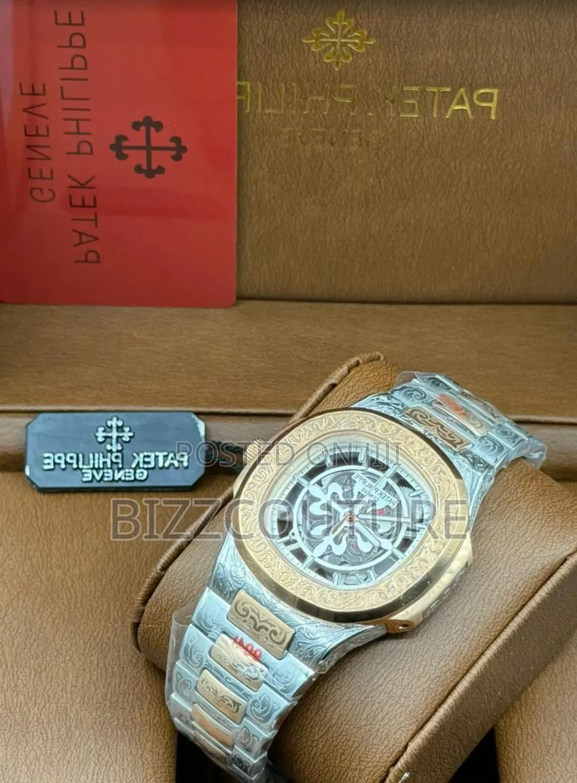 Original Patek Philippe Blue Stainless Steel Watch in Store