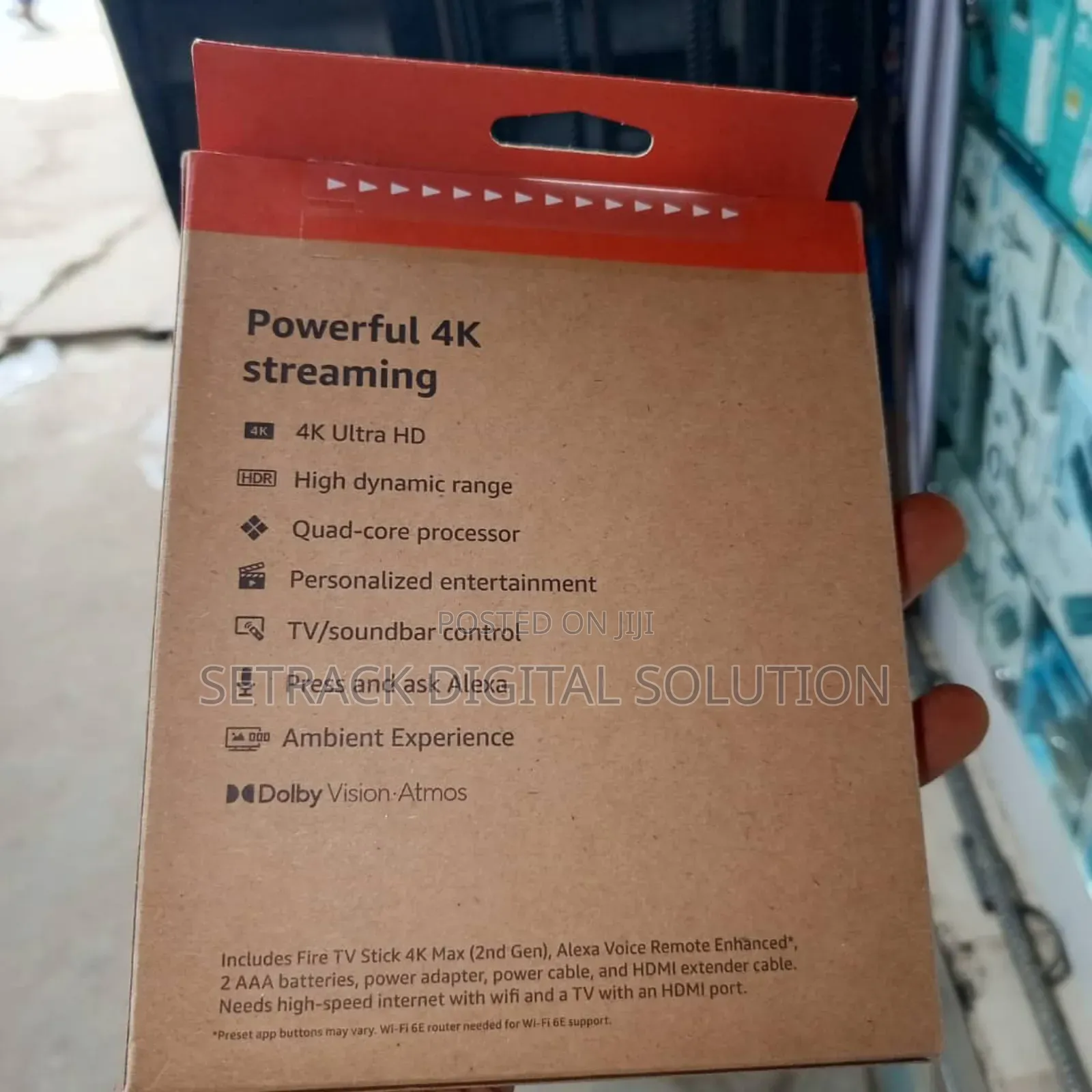 Amazon Fire Tv Stik Max 16gb Streaming Device.