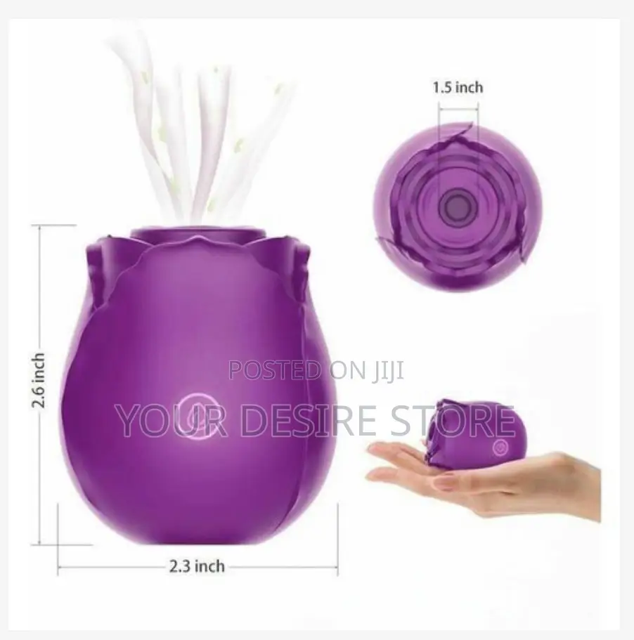 Lzduatan Usb Rose Vibrator Vagina Clitoris Sucker