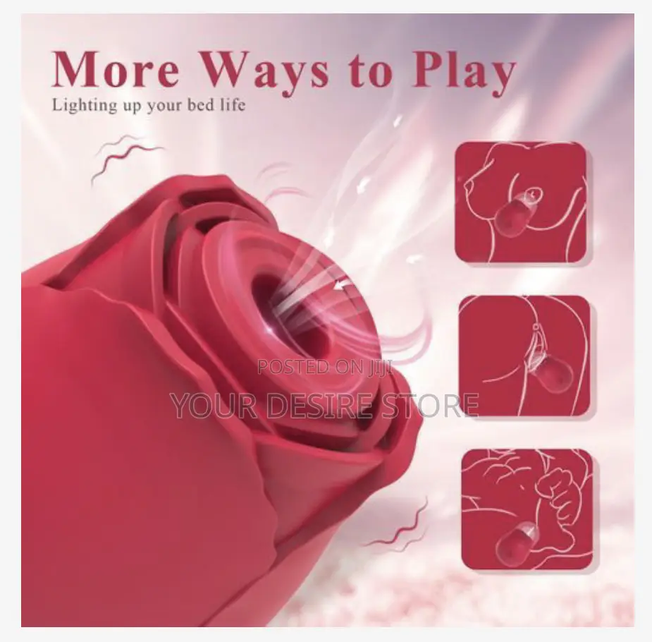 Usb Rose Vibrator Vagina Clitoris Sucker