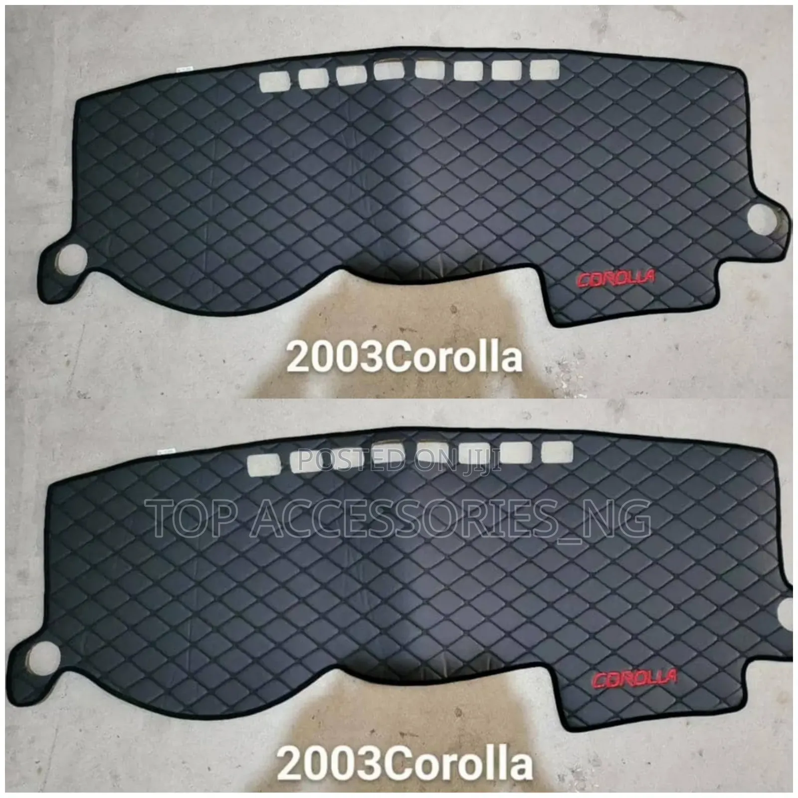 Leather Dashboard Cover for Toyota Corolla