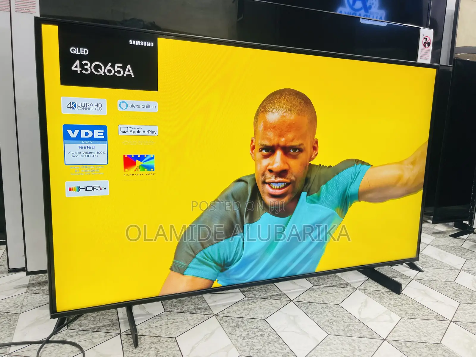 Samsung Qe43q65a, 43" Qled HDR Smart Tvplus Titan Gray