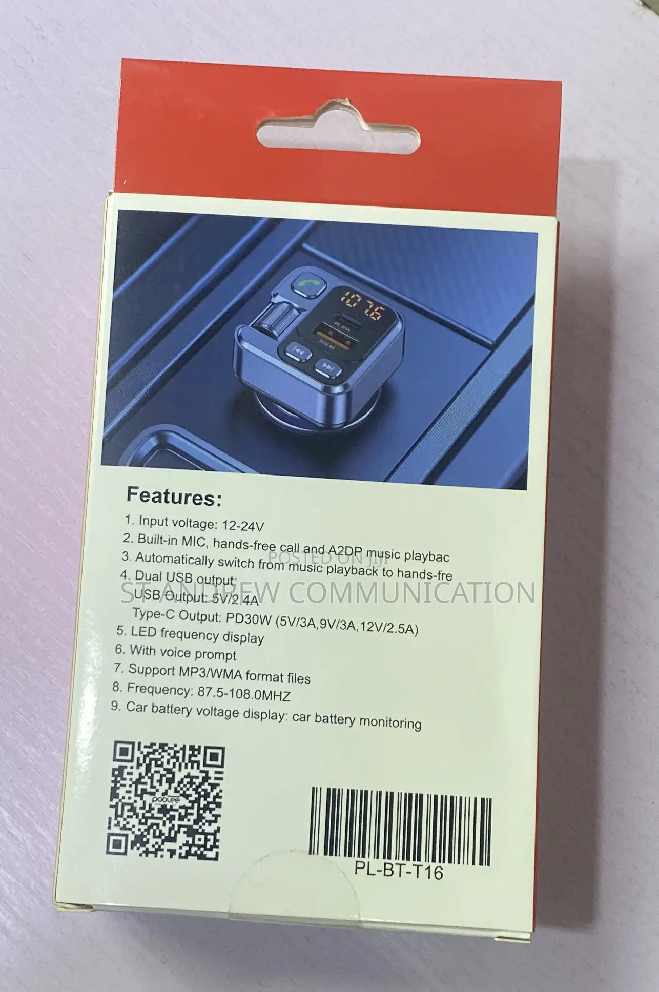 Poolee Bluetooth Car Fm