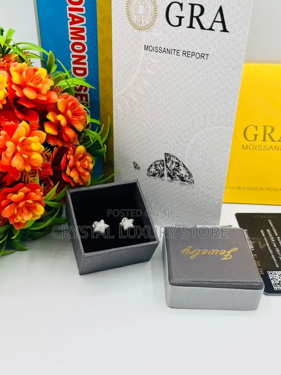 High Quality Luxury Moissanite Stud