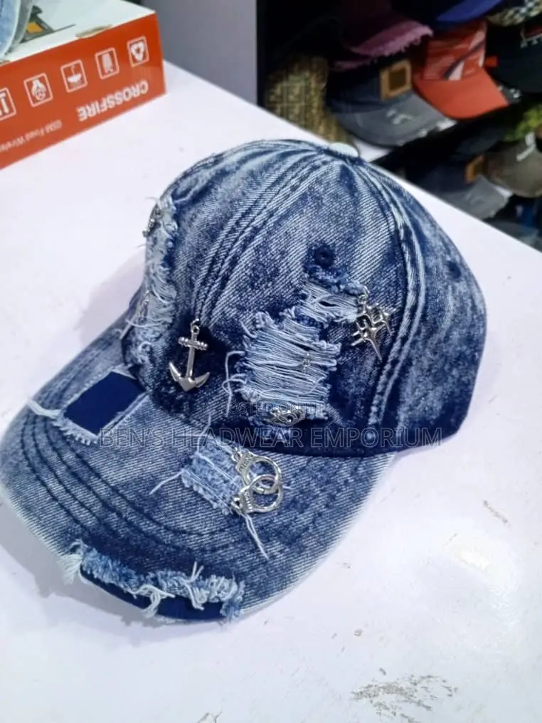 Stock Jean Face Cap