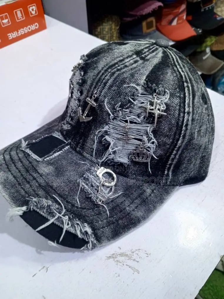 Stock Jean Face Cap