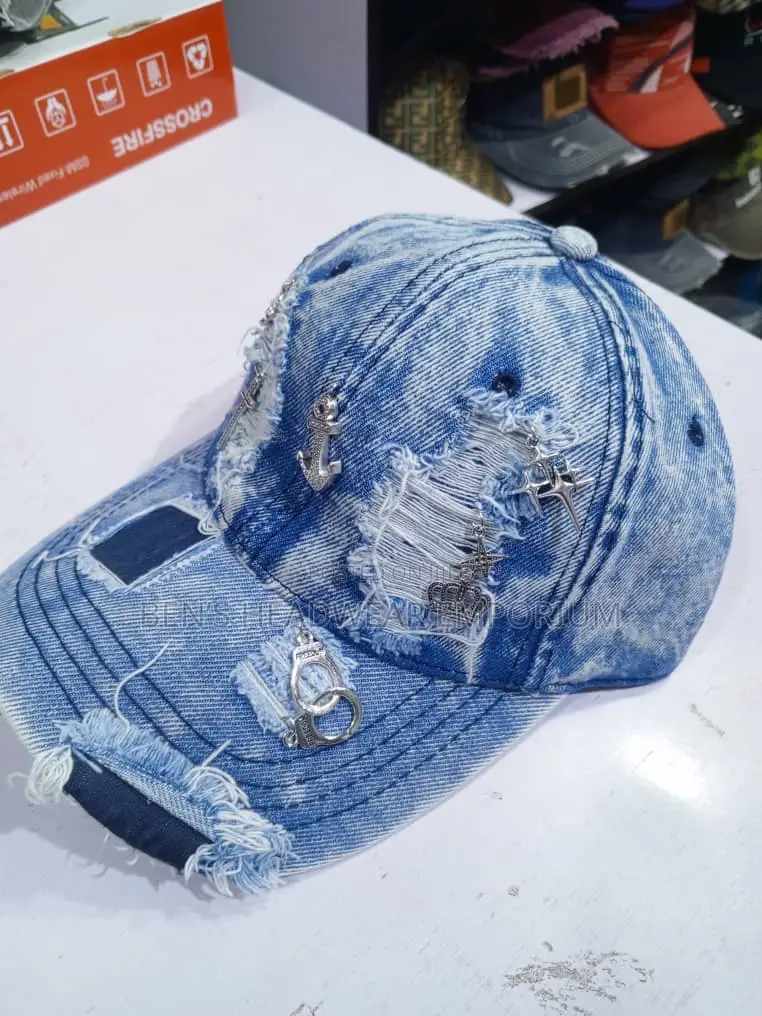 Stock Jean Face Cap