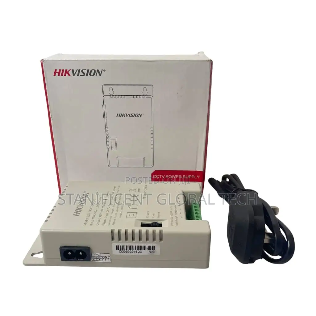 Hikvision 4way Power Supply Box With Power Cord