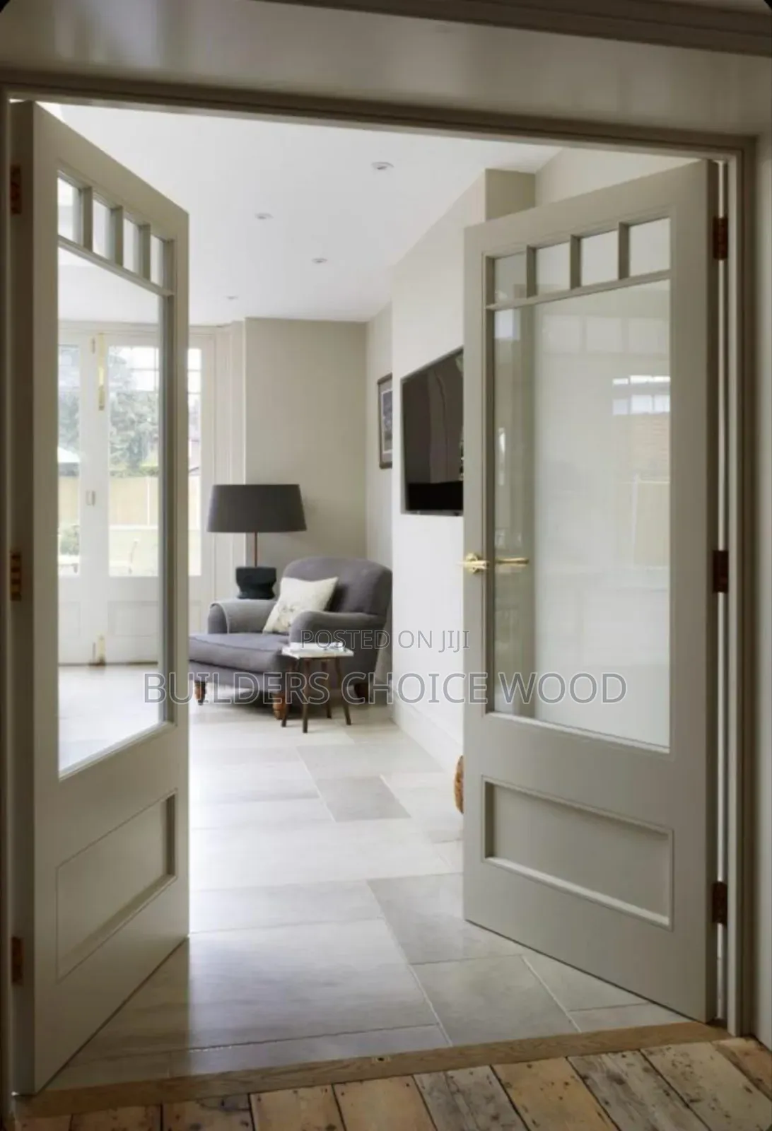 Wooden Door With Glass