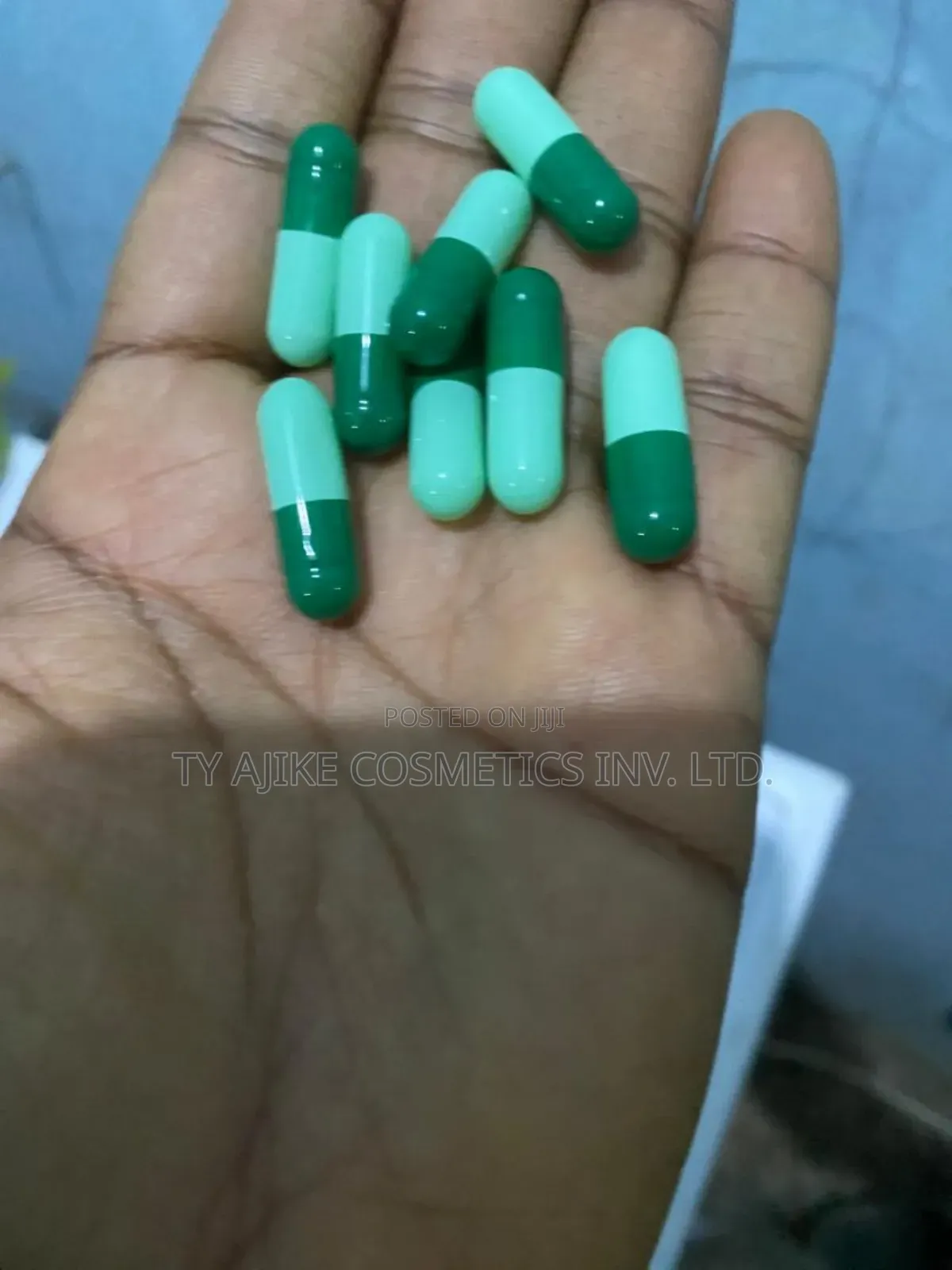 Empty Gelatin Capsules/Light, Dark Green/Size 0/1,000 Pc's