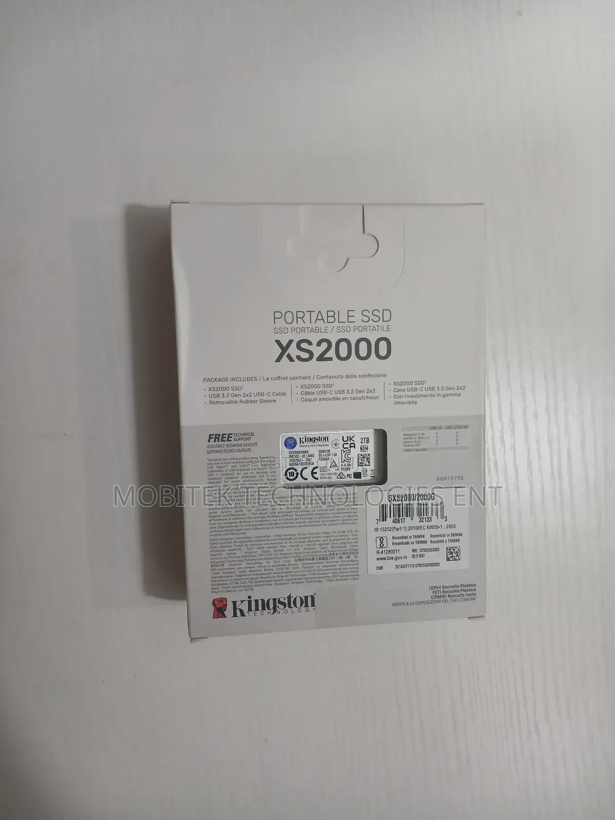 2tb Kingston Xs2000 SSD External Storage Drive/ Sandisk