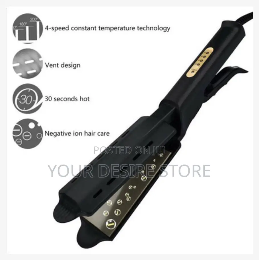 2 in 1 Professional Hair Curler/ Straightener/Flat Thong