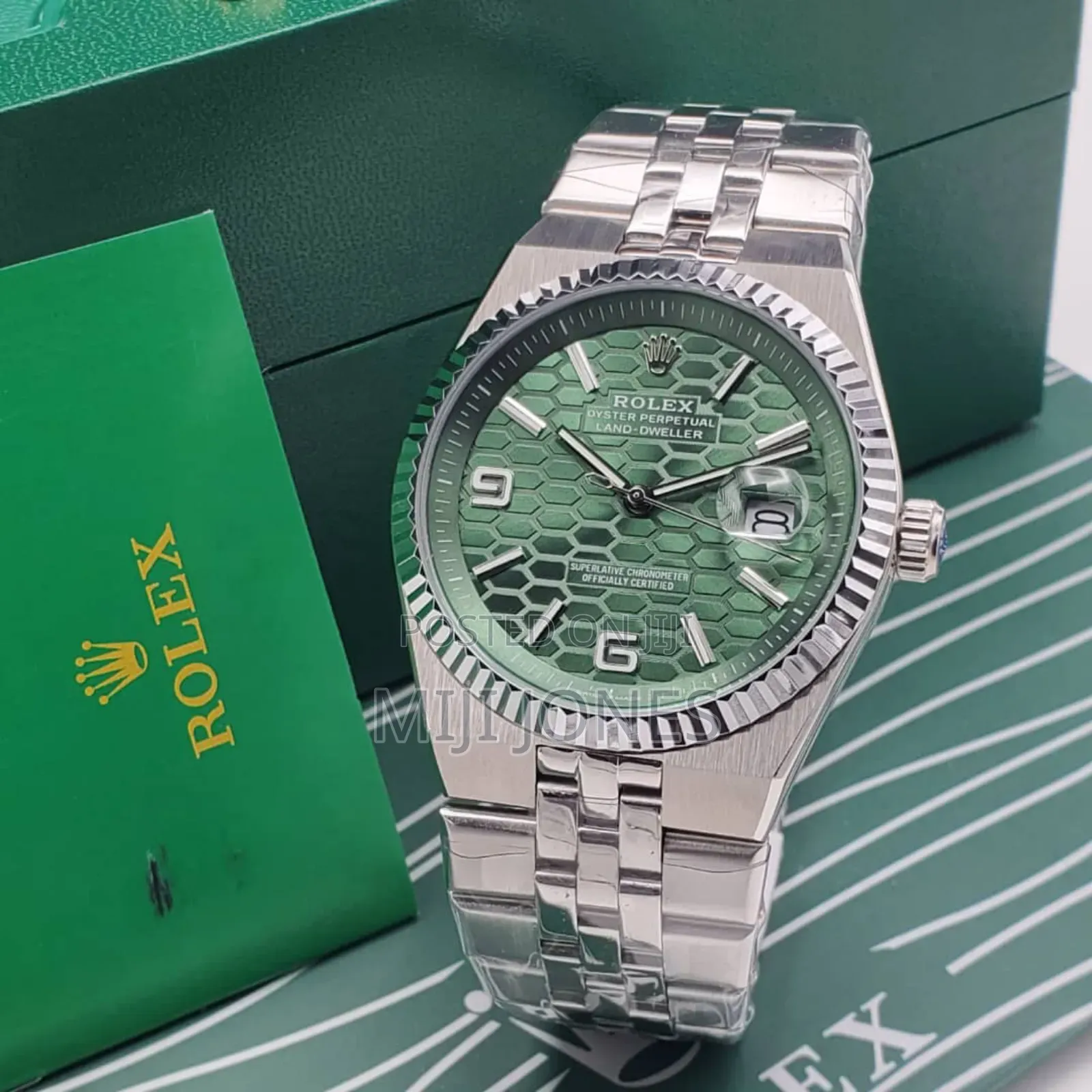 "Land Dweller Male Edition: Rolex-Style Automatic Watch"