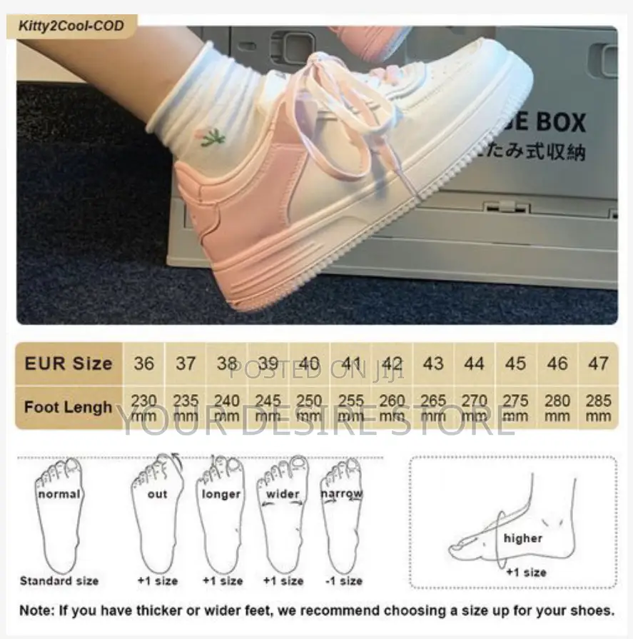 Ashion 2025 Ladies Fashion Casual Sneakers - Pink