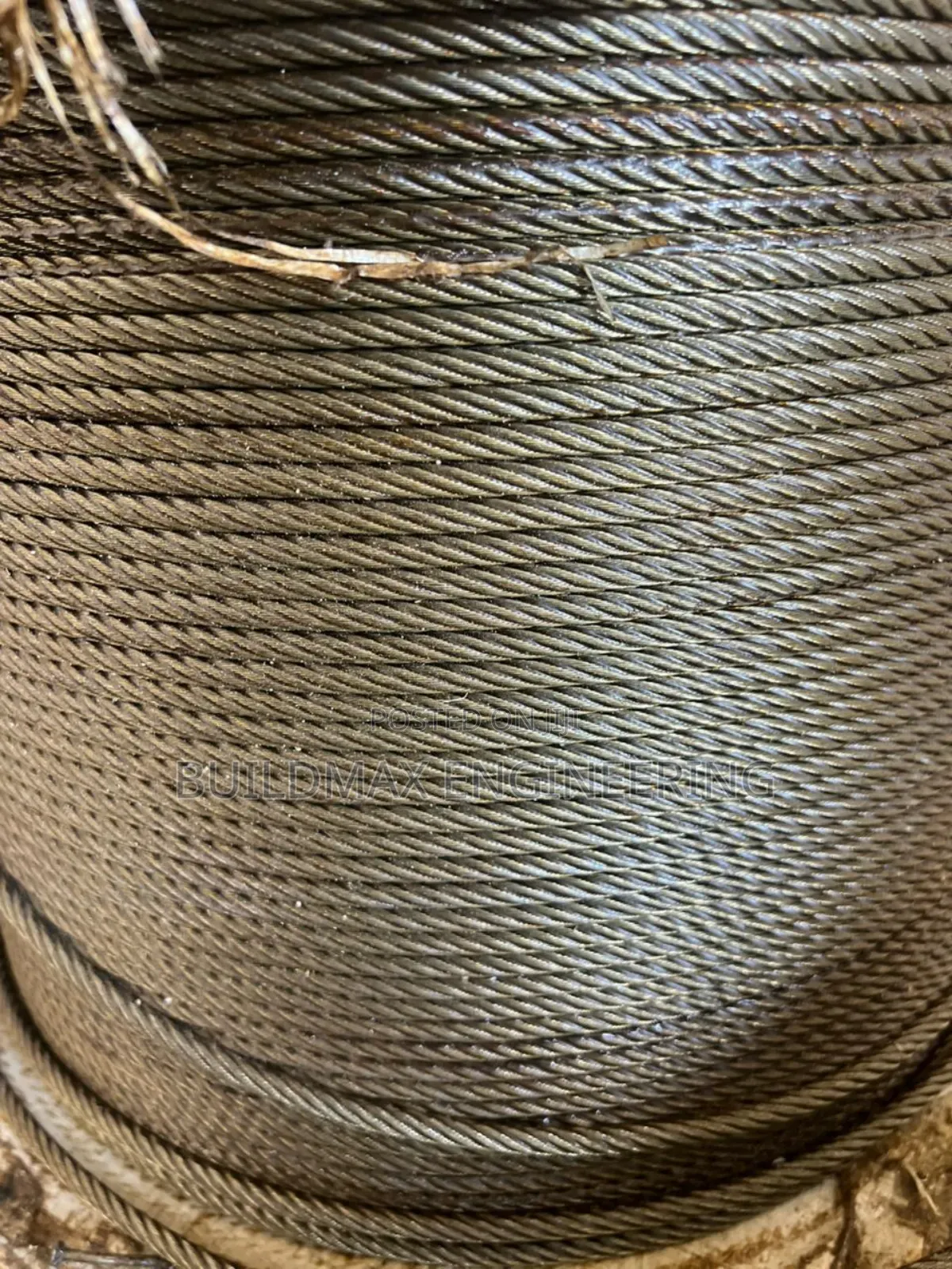 12mm Black Galvanized Steel Wire Rope