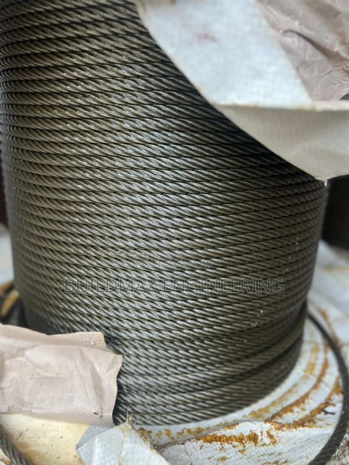 12mm Black Galvanized Steel Wire Rope