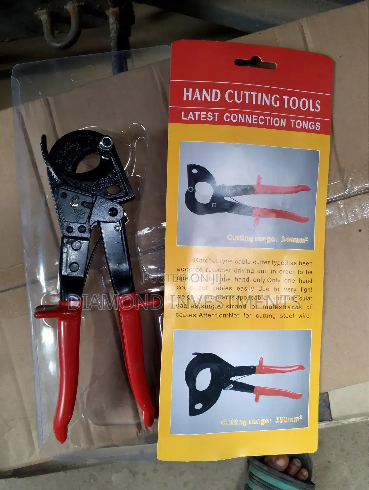 Hand Racket Cable Cutter
